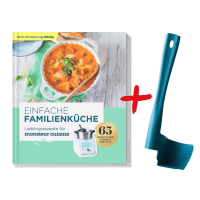 Calotti® Drehkellenspatel für Monsieur Cuisine + Buch Einfache Familienküche Calotti® Drehkellenspatel für Monsieur Cuisine + Buch Einfache Familienküche