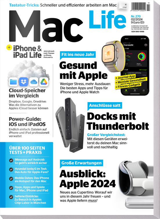 Mac Life 02/2024 → Jetzt bei falkemedia kaufen