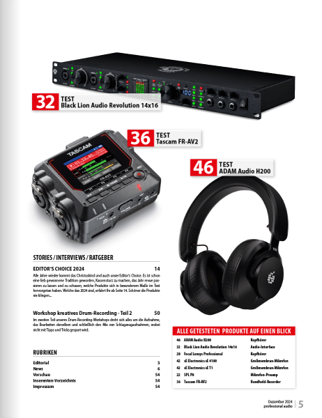 professional audio 04/2024