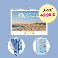 Weihnachts-Set: Sylt Fräulein Strandtuch - Kalender - Sylt Karte Weihnachts-Set: Sylt Fräulein Strandtuch - Kalender - Sylt Karte