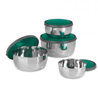 GOURMETMAXX 8-tlg. Edelstahl-Schüsselset GOURMETMAXX 8-tlg. Edelstahl-Schüsselset