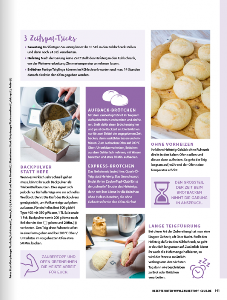 ZauberTopf Gold-Edition 03/2022 „Einfach Brot Backen"