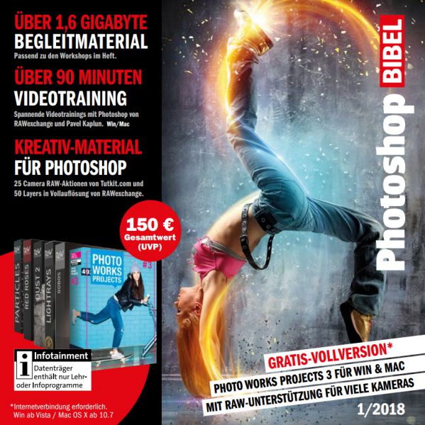 Heft-DVD PhotoshopBIBEL 01/2018 Heft-DVD PhotoshopBIBEL 01/2018