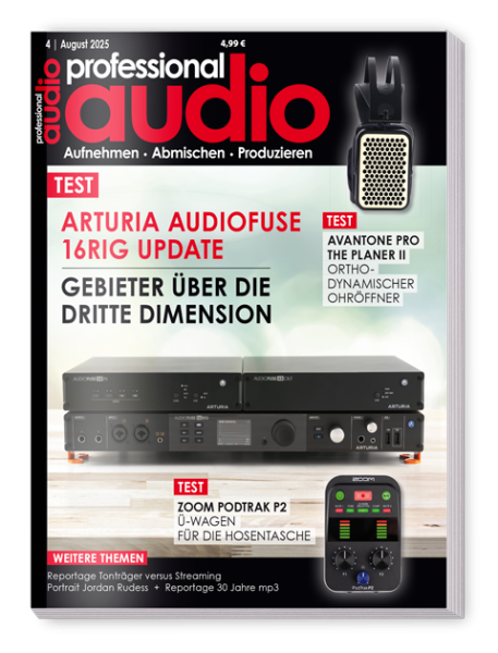 professional audio 04/2025 - Coole Tontechnik in der Hochsommerhitze