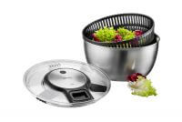 Edelstahl-Salatschleuder Edelstahl-Salatschleuder