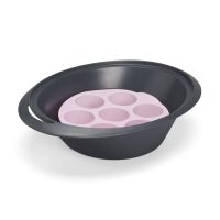 Silikon-Muffinform für den tiefen Dampfgaraufsatz Silikon-Muffinform für den tiefen Dampfgaraufsatz