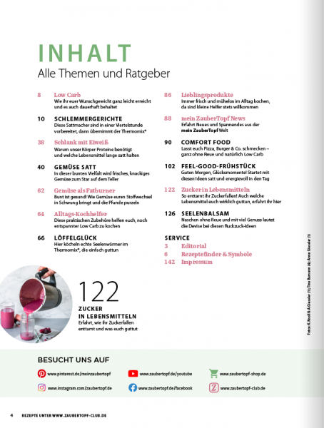 ZauberTopf Gold-Edition 01/2024 - Soulfood Low Carb