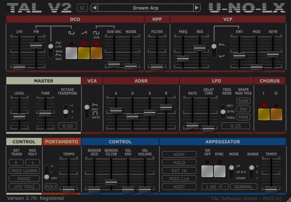 TAL-U-NO-LX - Synthesizer