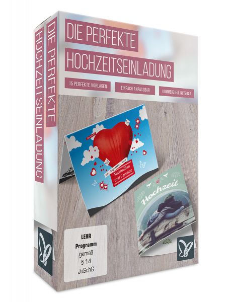 Vorlagenset: Die perfekte Hochzeitseinladung Vorlagenset: Die perfekte Hochzeitseinladung