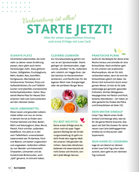 Grundkochbuch Low Carb