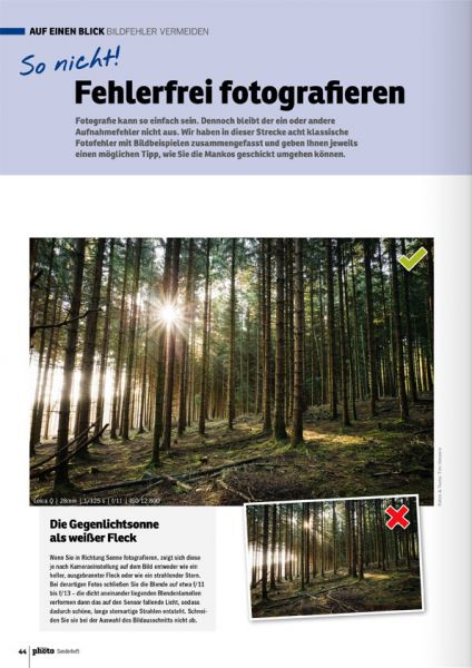 DigitalPHOTO Sonderheft – Crashkurs Fotografie Teil 2 - eBook