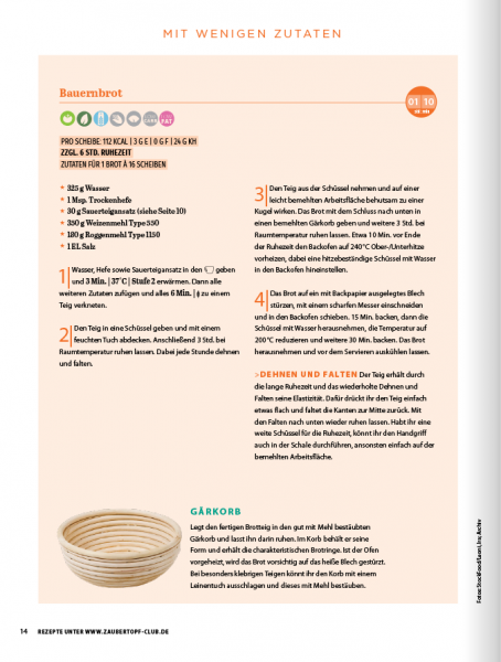 ZauberTopf Gold-Edition 03/2022 „Einfach Brot Backen"