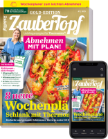 Vorschau: ZauberTopf Gold-Edition 01/2025 - Abnehmen mit Plan Vorschau: ZauberTopf Gold-Edition 01/2025 - Abnehmen mit Plan