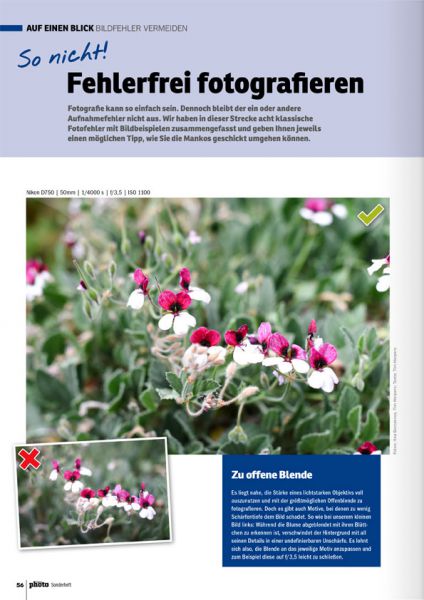 DigitalPHOTO Sonderheft – Crashkurs Fotografie Teil 1 - eBook