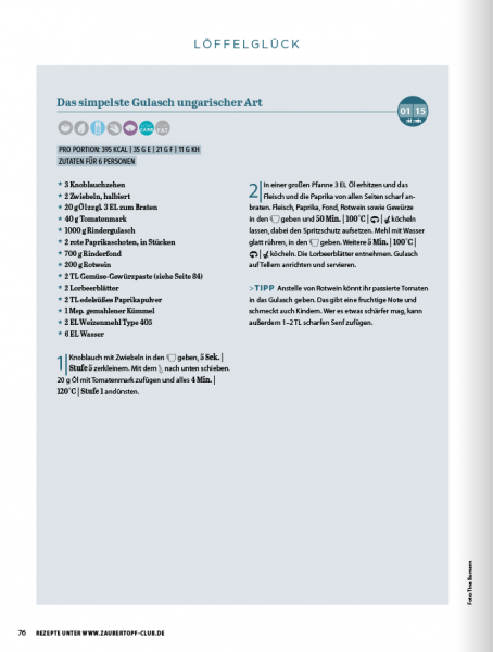 ZauberTopf Gold-Edition 01/2024 - Soulfood Low Carb