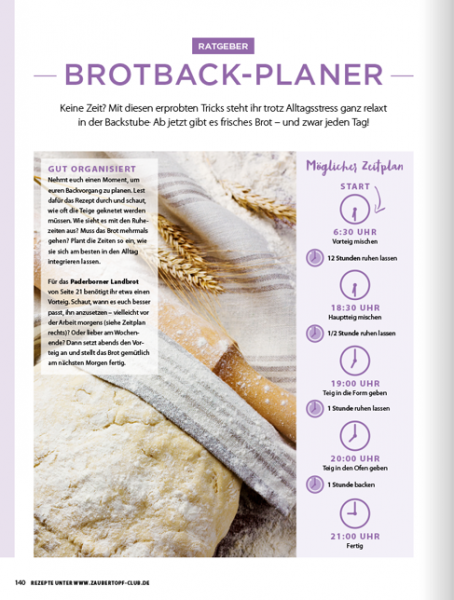 ZauberTopf Gold-Edition 03/2022 „Einfach Brot Backen"