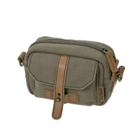 Kameratasche Arizona Small braun mit Leder Kameratasche Arizona Small braun mit Leder