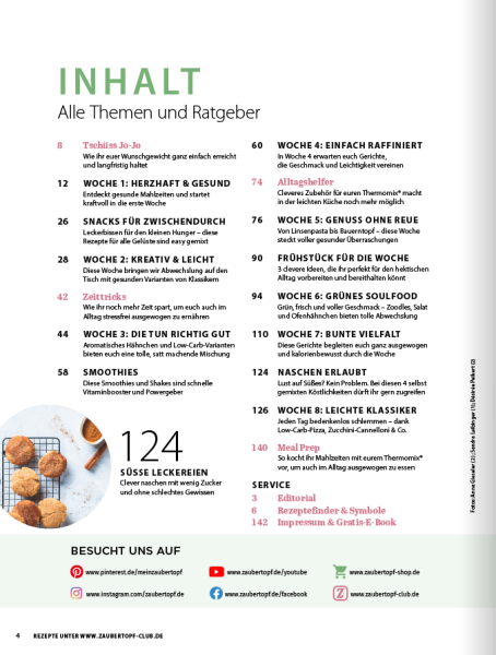 ZauberTopf Gold-Edition 01/2025 - Abnehmen mit Plan
