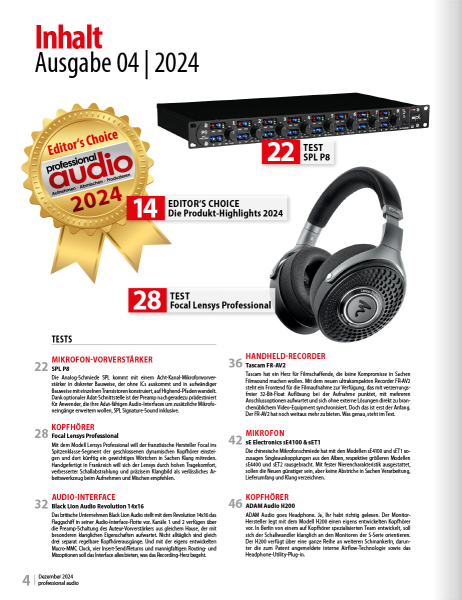 professional audio 04/2024