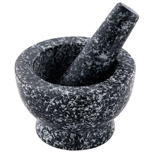 Granit Mörser mit Stößel