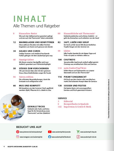 ZauberTopf Gold-Edition 03/2024 - Einmachen