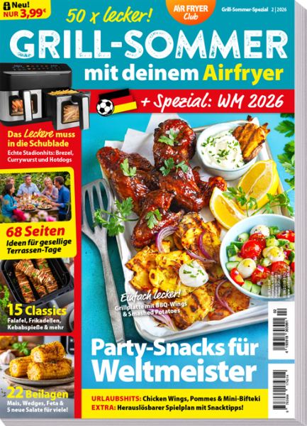 Air Fryer Club Magazin Sonderheft Grill-Spezial zur WM