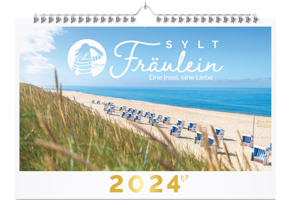 Sylt Fräulein - Wandkalender 2024