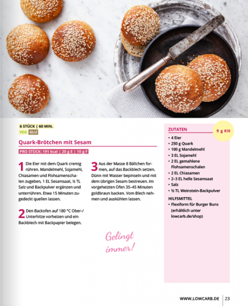 LOW CARB - BACKEN
