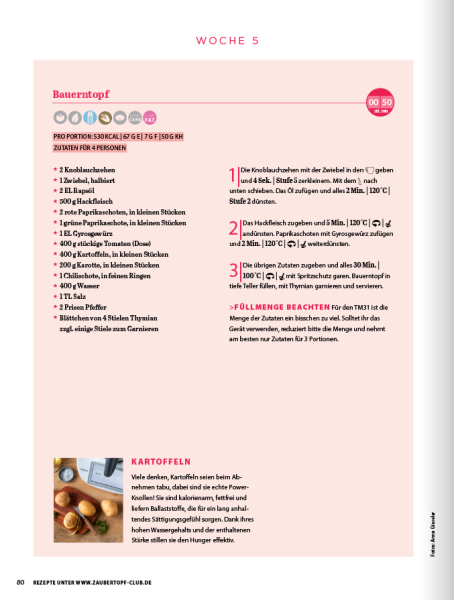 ZauberTopf Gold-Edition 01/2025 - Abnehmen mit Plan